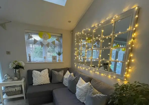 How to Easily Hang Curtain Twinkle Lights – Ollny