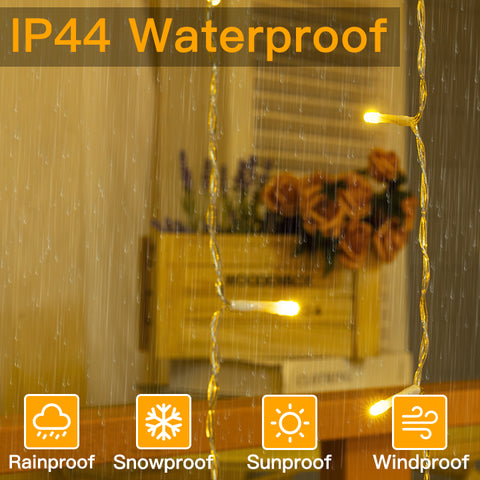 ip44 waterproof curtain lights