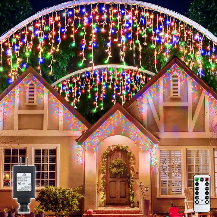 Christmas lights bright 1000 LEDs multi-color remote control