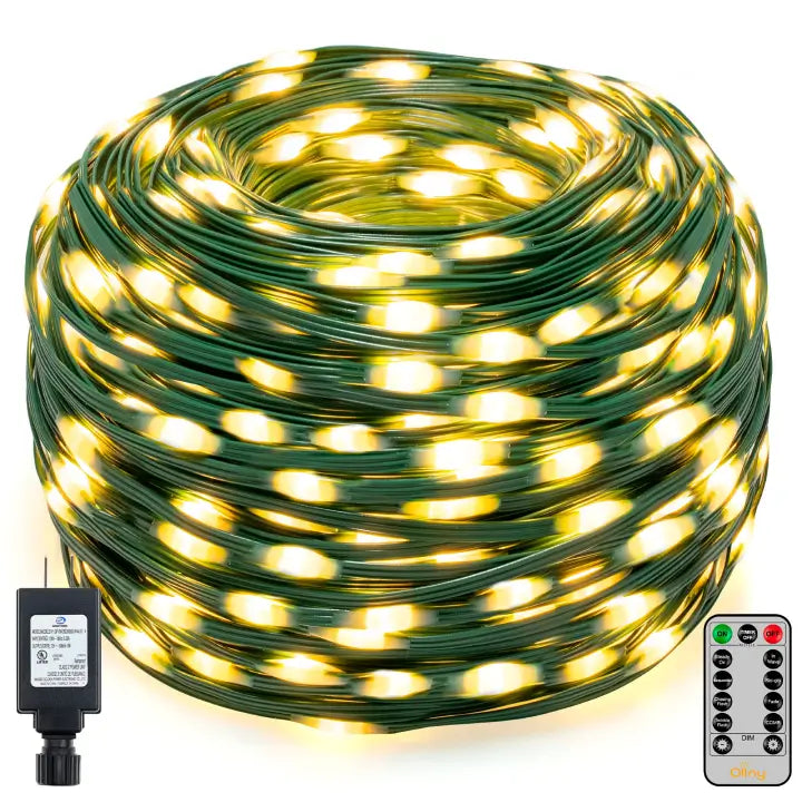 Outdoor String Lights 262FT 640 LED Christmas Fairy Twinkle Lights War – If  you say i do